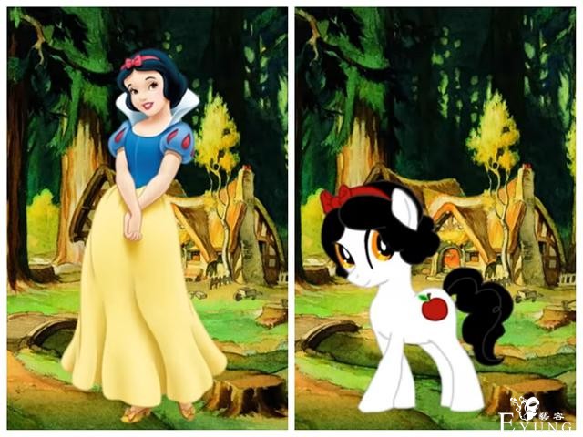 迪士尼公主变成彩虹小马，白雪公主超可爱，灰姑娘看着太高贵-5.jpg