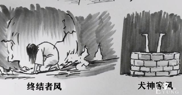 画师绘制贞子的不同出场方式，JOJO风很酷，奥特曼风让人怀念-10.jpg