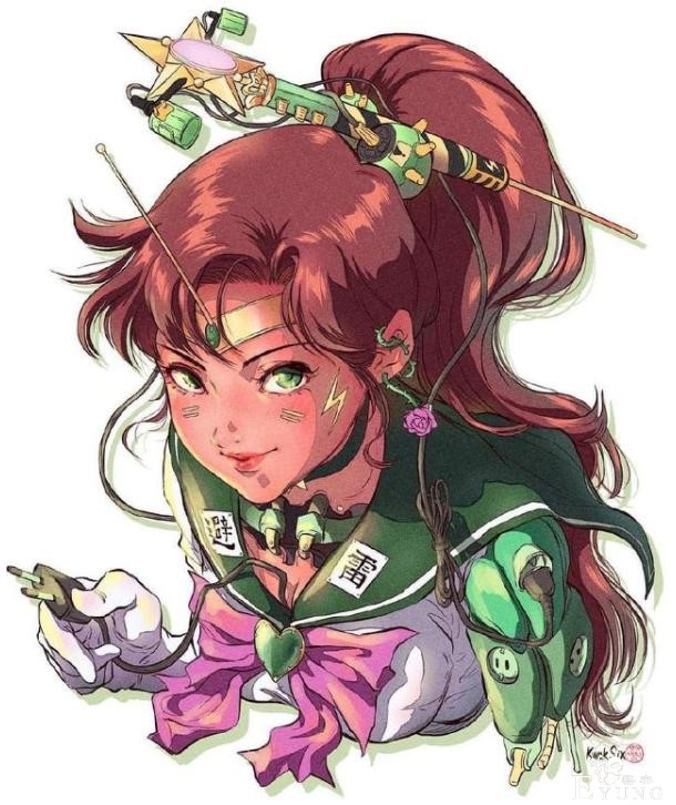 当美少女战士变成改造人，机械手臂很酷炫，小小兔太帅了-5.jpg