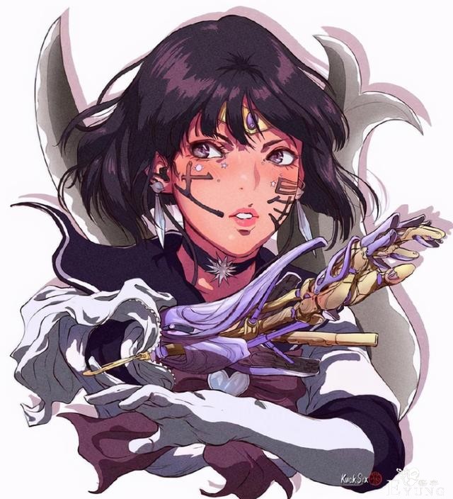 当美少女战士变成改造人，机械手臂很酷炫，小小兔太帅了-6.jpg