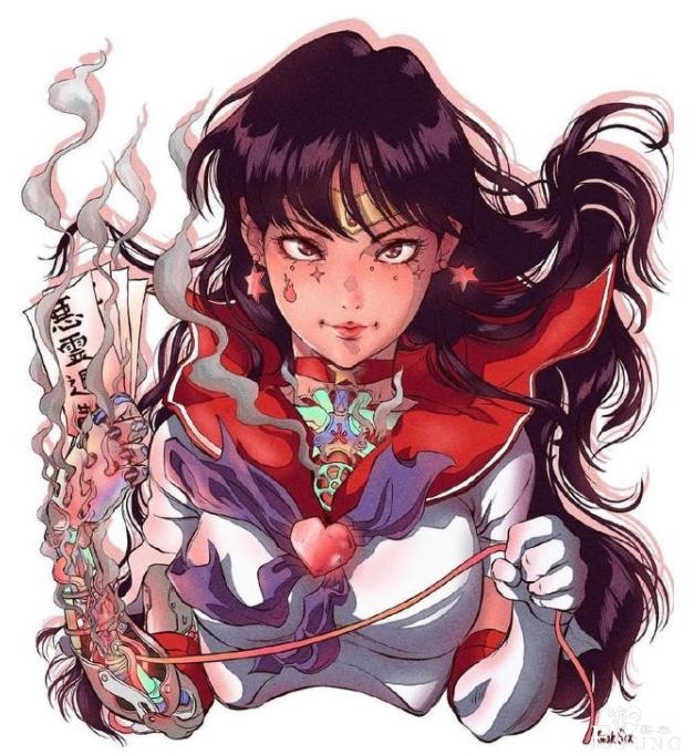 当美少女战士变成改造人，机械手臂很酷炫，小小兔太帅了-3.jpg