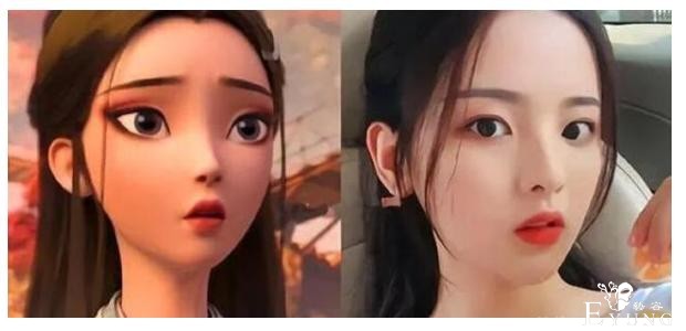 当动漫角色“闯进”三次元，艾莎女王颜值好高，杨超越撞脸国漫-5.jpg
