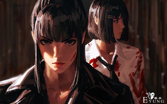 画师笔下的这两位姐姐太有气质了，脑补了一出江湖大戏-2.jpg