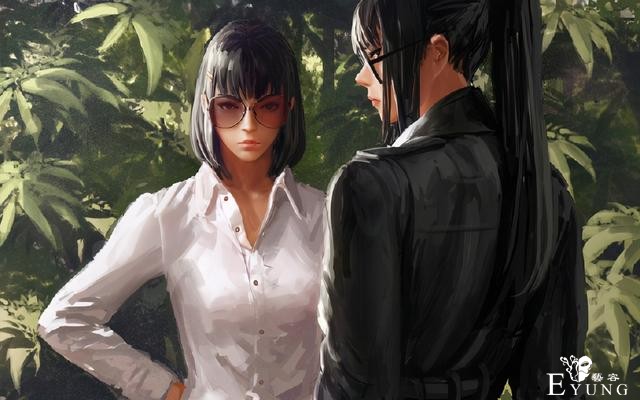 画师笔下的这两位姐姐太有气质了，脑补了一出江湖大戏-1.jpg