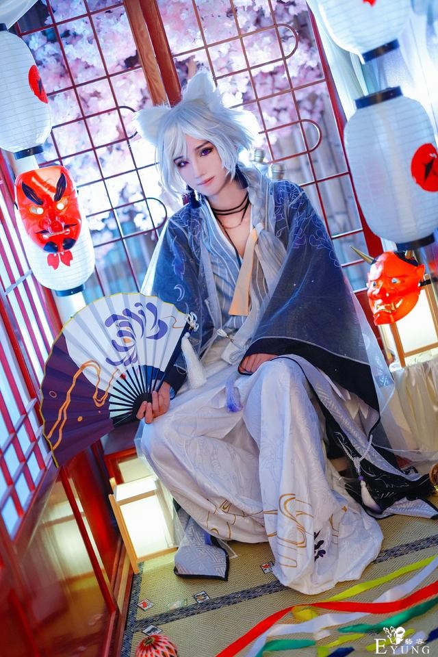 三组手游《决战平安京》系列COS作品欣赏！造型非常帅气哦-24.jpg