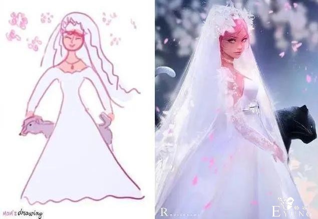 画师儿子太强悍，把妈妈的涂鸦改成插图，这就是画渣和大佬的区别-2.jpg