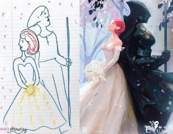 画师儿子太强悍，把妈妈的涂鸦改成插图，这就是画渣和大佬的区别-3.jpg