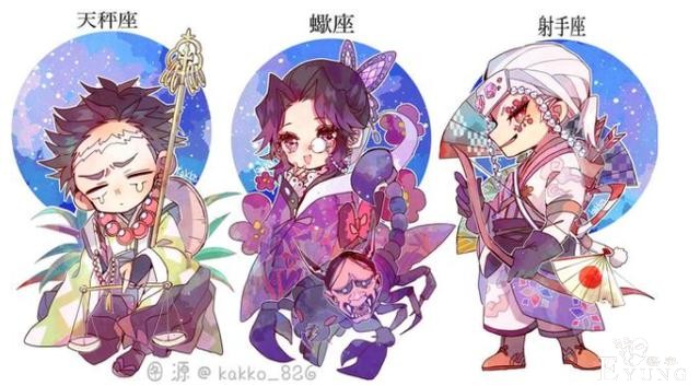 当鬼灭之刃变成十二星座，炭治郎化身巨蟹，双子让我有点意外-2.jpg