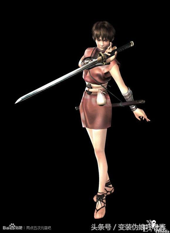 暗夜中之舞者，凡间的夜精灵，盘点二次元世界的美女忍者-34.jpg