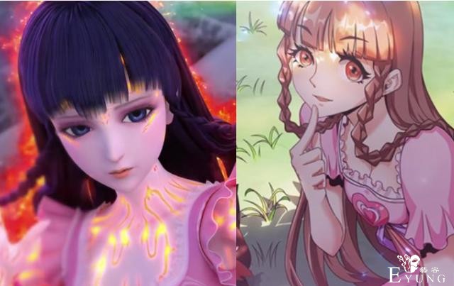 叶罗丽角色对比：漫画版的文茜更可爱，动画版的辛灵更有气质-2.jpg
