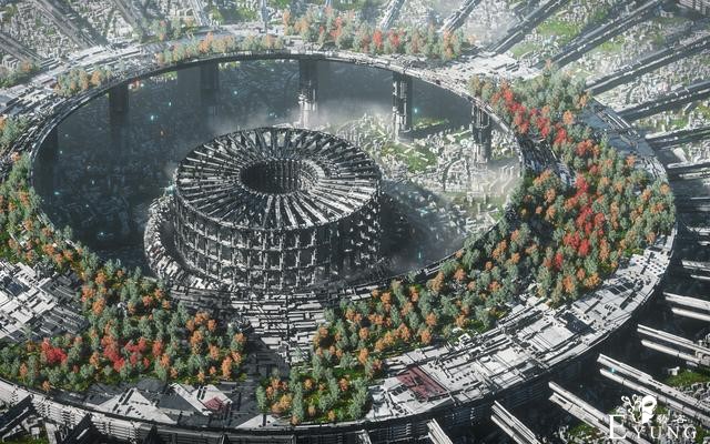 意大利画师绘制的科幻场景插画！用细腻的笔触描绘了一个未来世界-12.jpg