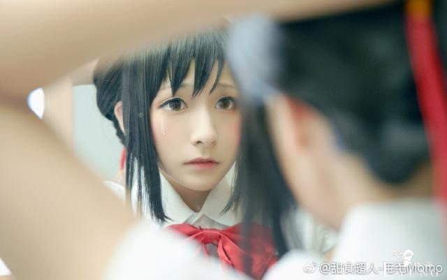 你的名字次元破裂cos，绑头发的宫水三叶好可爱！-4.jpg
