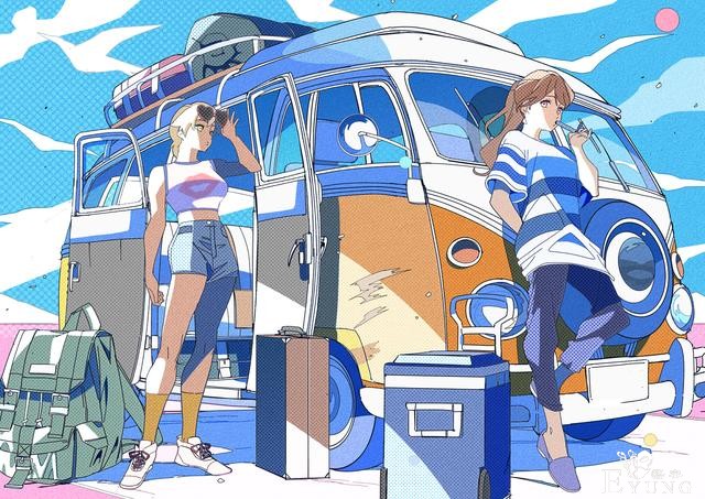 一组画技十分出色的日本插画作品欣赏！画风多样色彩绚丽-17.jpg