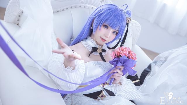 三位漂亮妹子COS的手游《碧蓝航线》角色“独角兽”！相当可爱-6.jpg