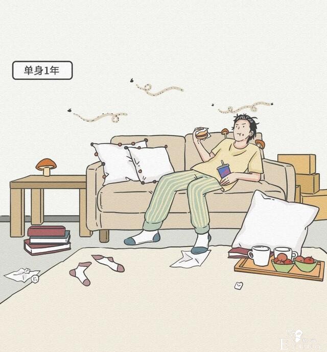 漫画：长时间单身的人，会有哪些变态行为-23.jpg