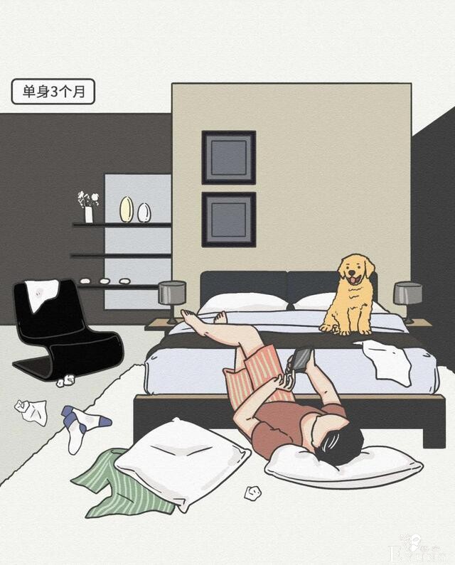 漫画：长时间单身的人，会有哪些变态行为-22.jpg