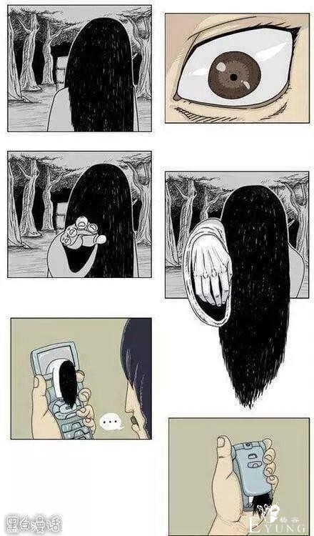 趣味漫画：贞子来了-1.jpg