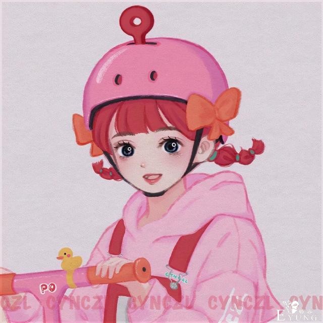 画师分享天线宝宝拟人化，为了凑齐5黑头像，把太阳也变成妹子了-1.jpg