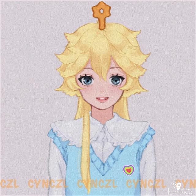 画师分享天线宝宝拟人化，为了凑齐5黑头像，把太阳也变成妹子了-5.jpg