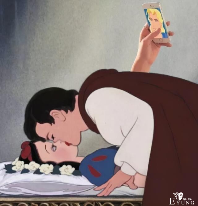 迪士尼公主来到现代闹笑话，睡美人沉迷追剧，灰姑娘偷点外卖-3.jpg