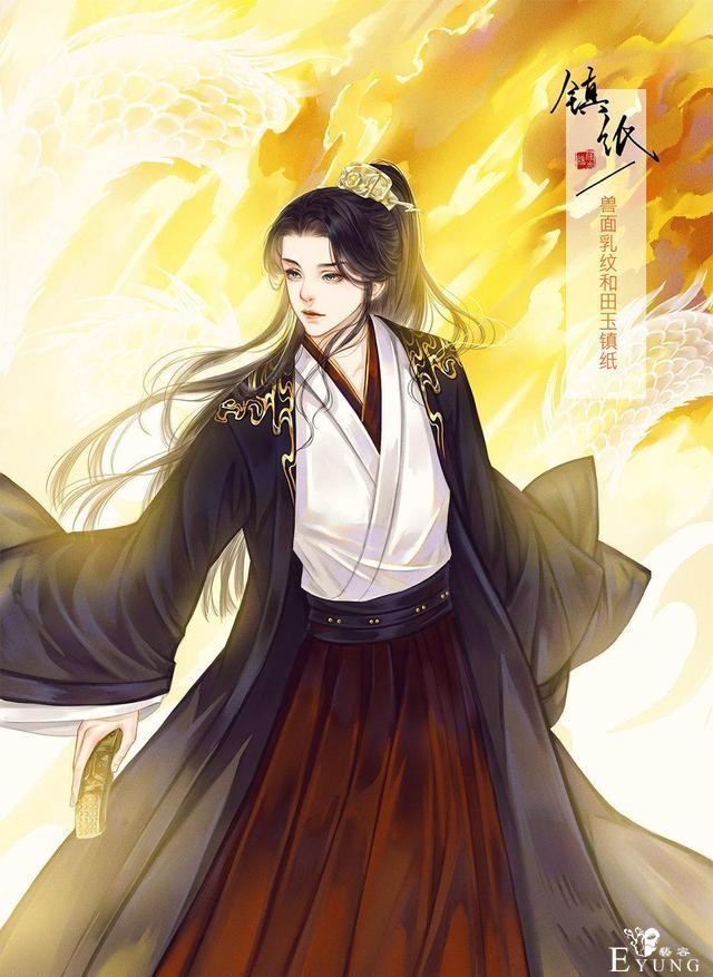 画师将笔墨纸砚拟人化，全员化身美男子，看完感觉更爱传统文化了-8.jpg