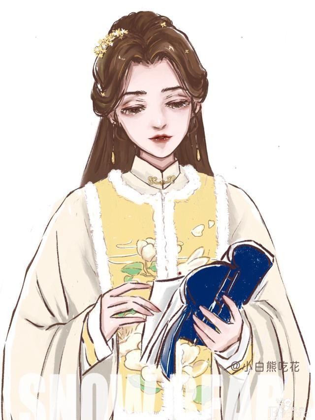 迪士尼公主也爱古风，艾莎女王身披白纱，白雪公主穿的叫啥呢？-1.jpg