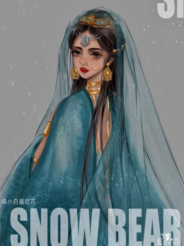 迪士尼公主也爱古风，艾莎女王身披白纱，白雪公主穿的叫啥呢？-4.jpg