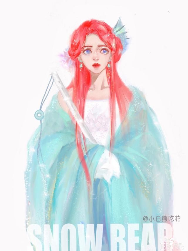迪士尼公主也爱古风，艾莎女王身披白纱，白雪公主穿的叫啥呢？-3.jpg