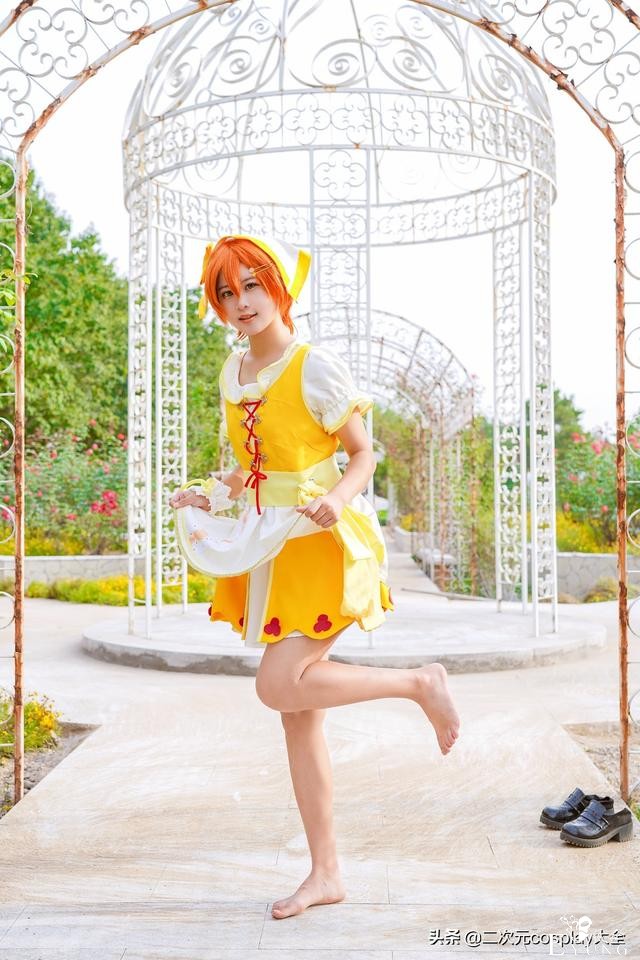 元气美少女星空凛，魔法使未觉醒cos，清甜可爱眼睛好有灵气-2.jpg