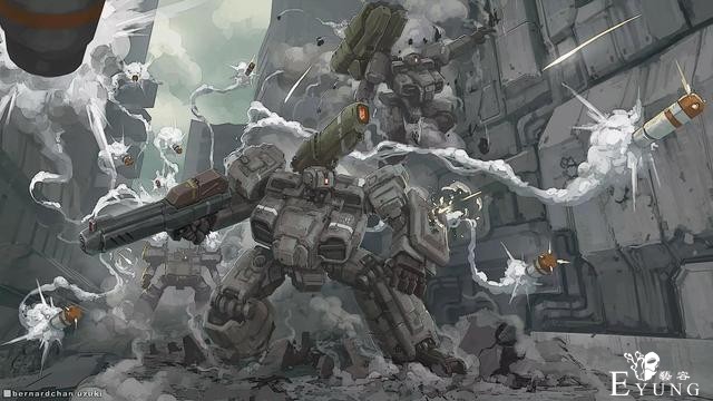 非常棒的一组机甲机械插画作品欣赏！充满未来感设计的大作！-18.jpg