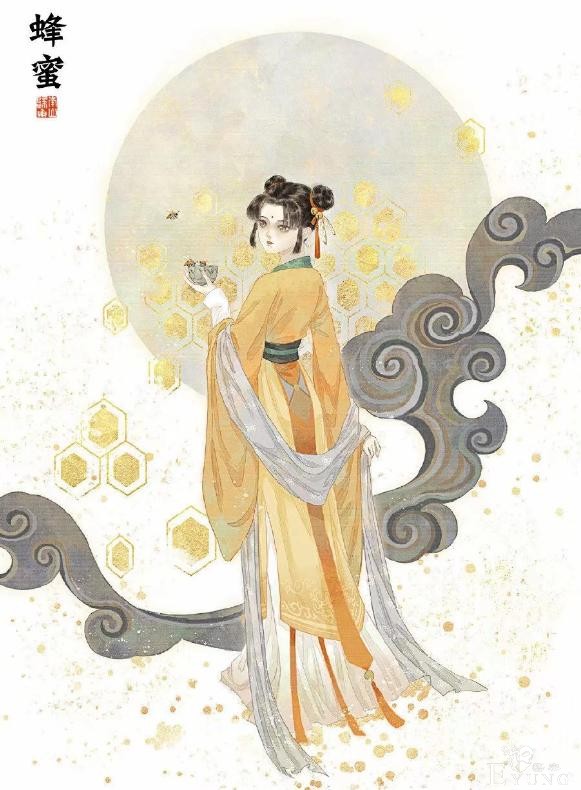 画师大佬将中药拟人，山楂菊花化身小姐姐，山药三七变汉服帅哥-5.jpg