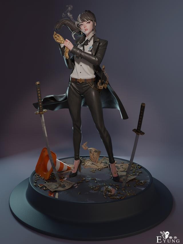 非常出色的一组3D人物建模作品！造型漂亮，细节制作相当精美-16.jpg