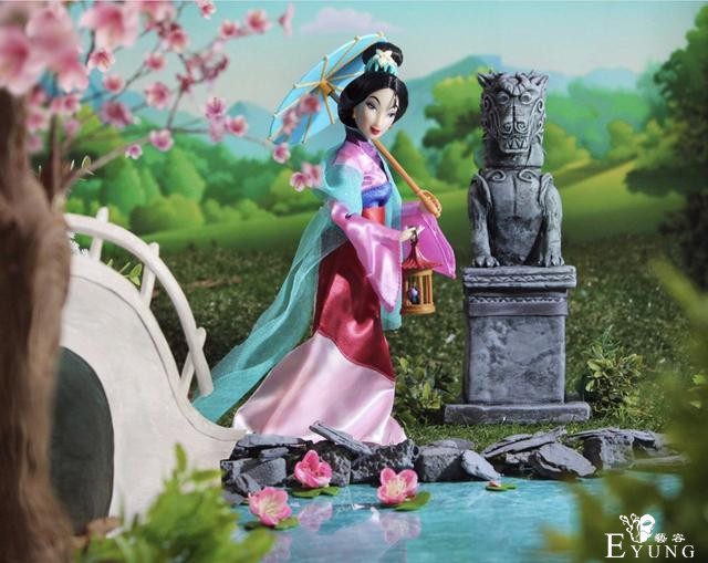 迪士尼公主遇上芭比娃娃，木兰充满中国风，白雪公主睡得香甜-1.jpg