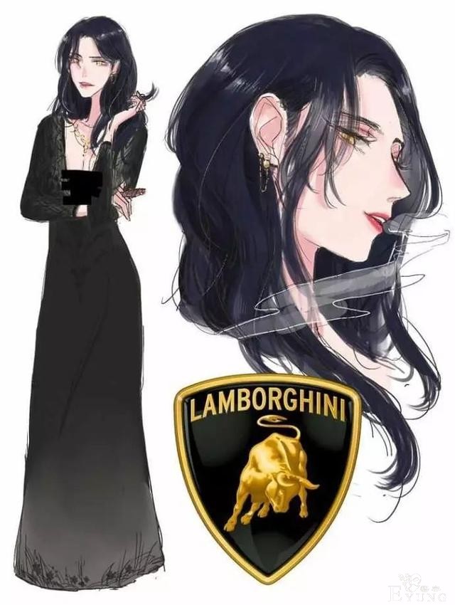 画师将汽车品牌变成美女，福特金发碧眼，宝马看着像女高管-4.jpg