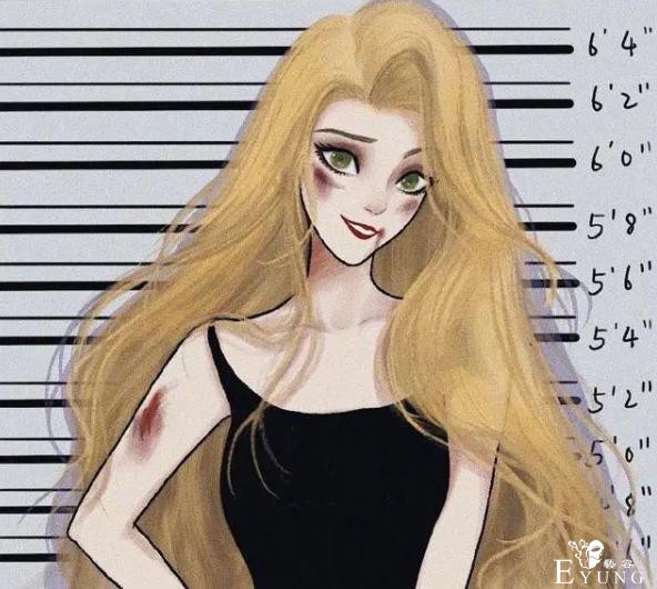 迪士尼公主变小坏蛋？原来是大佬画的同人，木兰的样子好拽啊-6.jpg