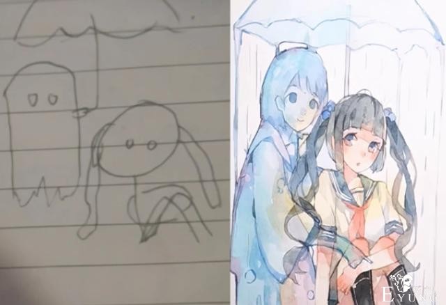 B站百万粉大佬帮粉丝改画，改完之后发生了“亿点变化”-2.jpg