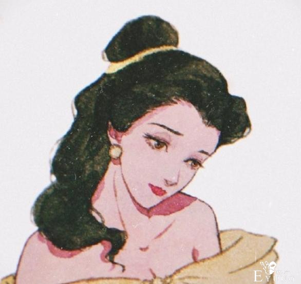 迪士尼公主化身淑女，贝儿有两种形态，木兰神龙都变萌了-2.jpg