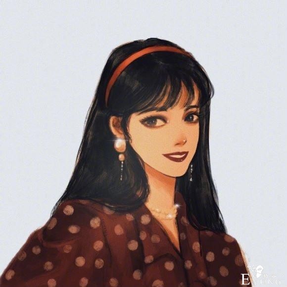 迪士尼公主变成黑发，穿上七八十年代的衣服，复古风好可爱-4.jpg