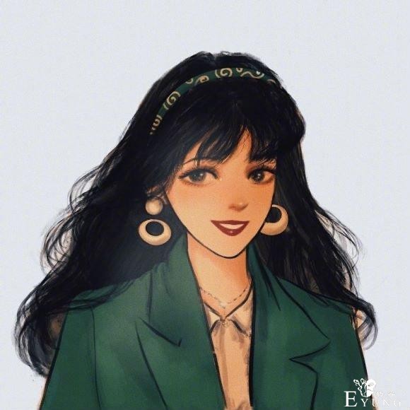 迪士尼公主变成黑发，穿上七八十年代的衣服，复古风好可爱-3.jpg