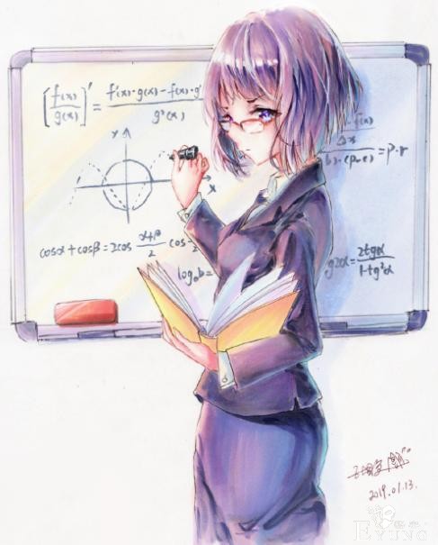 画师大佬将语文数学课本拟人化，看得我又想回去上课了-2.jpg