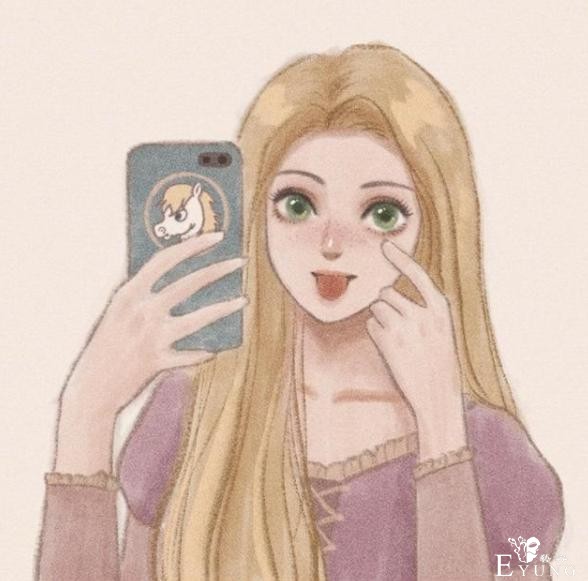迪士尼公主晒自拍，木兰的手机壳很中国风，艾莎女王姐妹合照-7.jpg