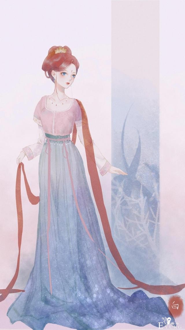 迪士尼公主又穿汉服啦，白雪公主的团扇好可爱，艾莎举着小伞-4.jpg