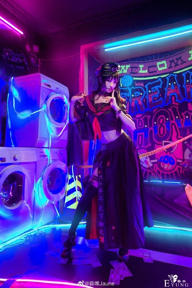 《决战平安京》鬼女红叶，返校cos，帅气绝美的御系女神-1.jpg