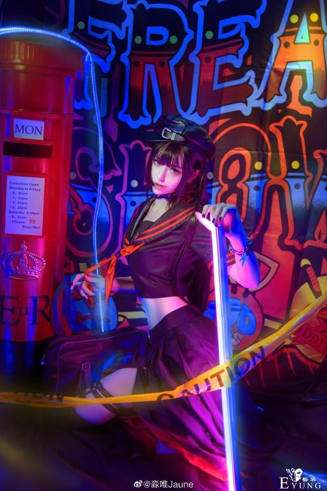 《决战平安京》鬼女红叶，返校cos，帅气绝美的御系女神-4.jpg
