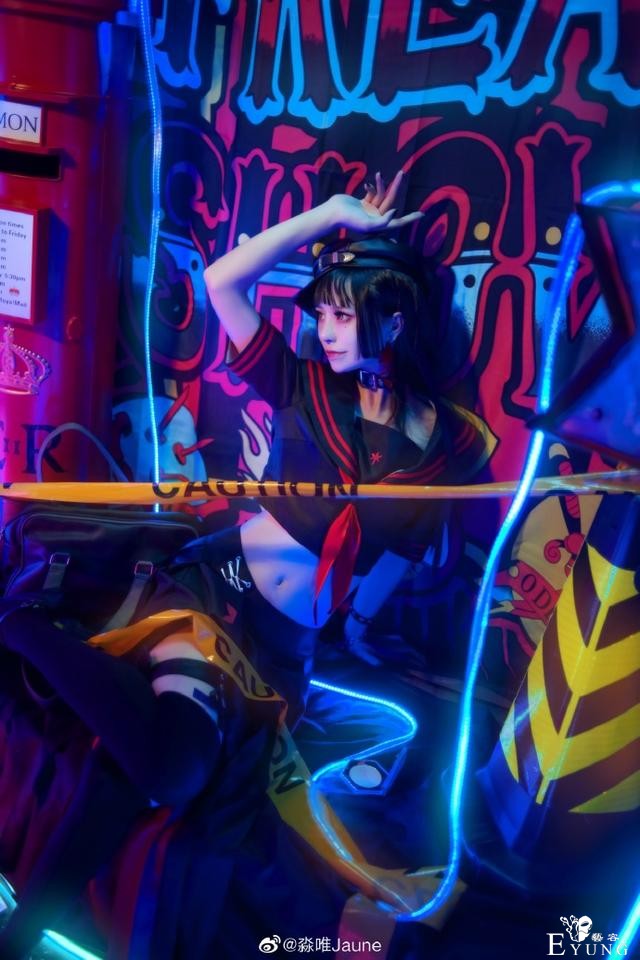 《决战平安京》鬼女红叶，返校cos，帅气绝美的御系女神-6.jpg