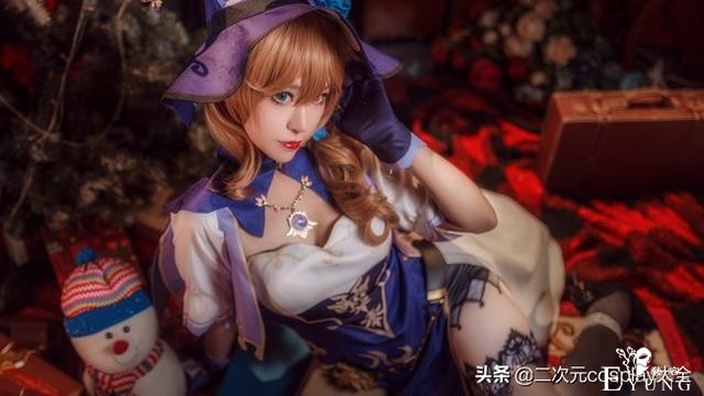 《原神》丽莎cos，优雅魅力女神，容貌好看到令人心醉-5.jpg