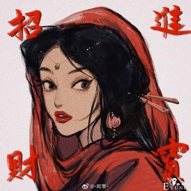 迪士尼公主穿上汉服送祝福，木兰看着好帅，最爱贝儿的祝福-4.jpg