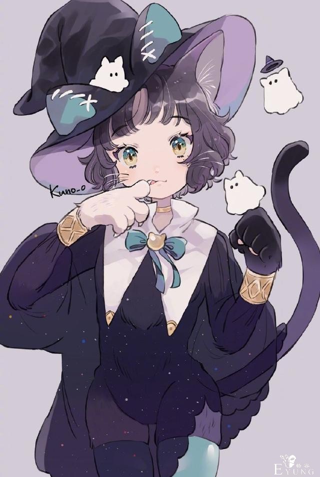 画师大佬笔下的魔女妹子们，每一个都萌萌哒-1.jpg