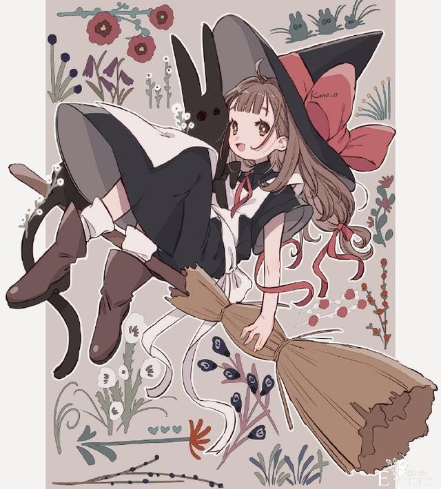 画师大佬笔下的魔女妹子们，每一个都萌萌哒-3.jpg