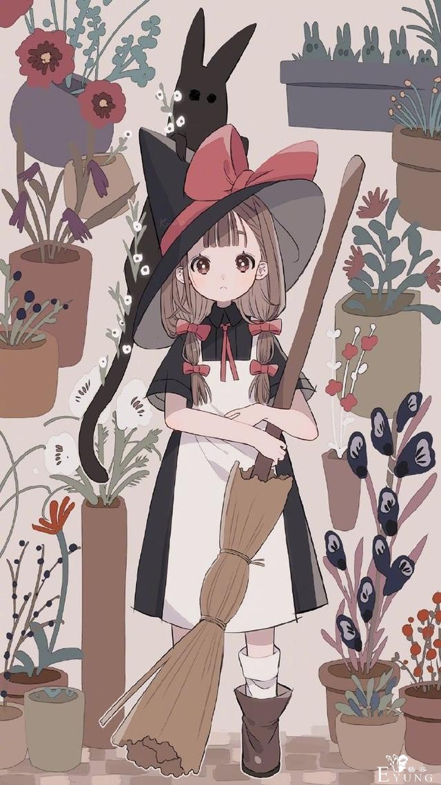 画师大佬笔下的魔女妹子们，每一个都萌萌哒-6.jpg